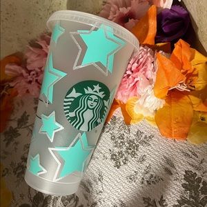 Star design custom made Starbucks cup